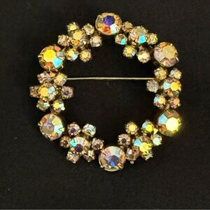 Vintage Aurora Circlet Brooch